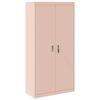 vidaXL Oppbevaringsskap Rosa 90 x 40 x 180 cm St&aring;l