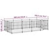 vidaXL Utend&oslash;rs hundeg&aring;rd st&aring;l 7,51 m&sup2;