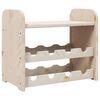 vidaXL Vinstativ med toppbrett 43x25x37 cm heltre furu