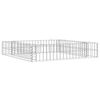 vidaXL Gabion h&oslash;ybed galvanisert st&aring;l 100x100x20 cm