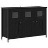 vidaXL Serviesskap Svart eik 100 x 35 x 70 cm Konstruert tre