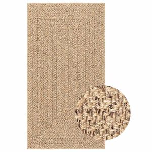 vidaXL Teppe ZIZUR 80x150 cm jute-utseende innend&oslash;rs og utend&oslash;rs