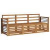 vidaXL Sofasett 3 stk. Solid akasietre