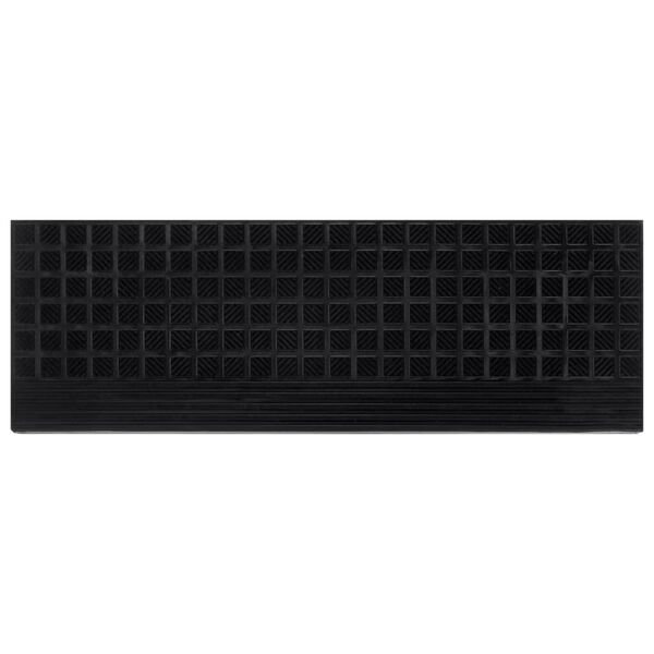 vidaXL Trappetrinn 5 stk 25x75 cm gummi