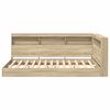 vidaXL Bokhylle Seng Sonoma eik 120 x 190 cm Konstruert tre
