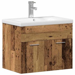 vidaXL Baderomsskap Gammelt tre 60 x 38,5 x 46 cm Konstruert tre