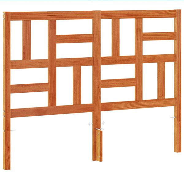 vidaXL Hodegavl voksbrun 180 cm heltre furu