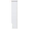 vidaXL Radiatordeksel hvit 112x19x81,5 cm MDF