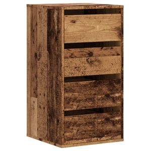 vidaXL Kommode gammelt tre 40x41x76 cm konstruert tre