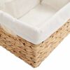 vidaXL Oppbevaringskurver 3 pcs Naturlig 40 x 30 x 18 cm Vannhyasint