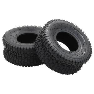 vidaXL Trilleb&aring;rdekk 2 stk 15x6.00-6 4PR gummi