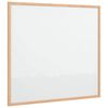 vidaXL Magnetisk whiteboardtavle med ramme i heltre furu 60x55 cm