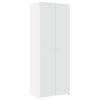 vidaXL Highboard hvit 70x42,5x185 cm konstruert tre