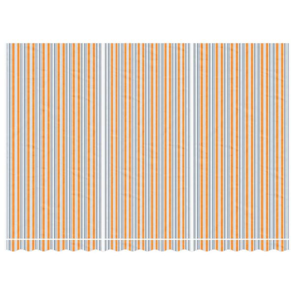 vidaXL Erstatningsduk for markise flerfarget stripe 4,5x3 m