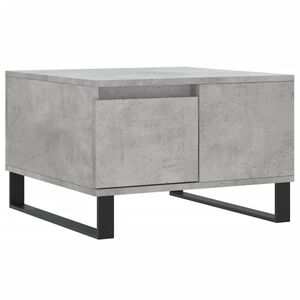 vidaXL Salongbord betonggr&aring; 55x55x36,5 cm konstruert tre