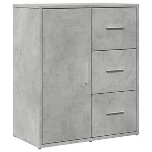 vidaXL Skjenk gr&aring; 60x31x70 cm konstruert tre