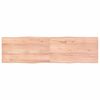 vidaXL Bordplate lysebrun 180x50x(2-4)cm behandlet heltre naturlig