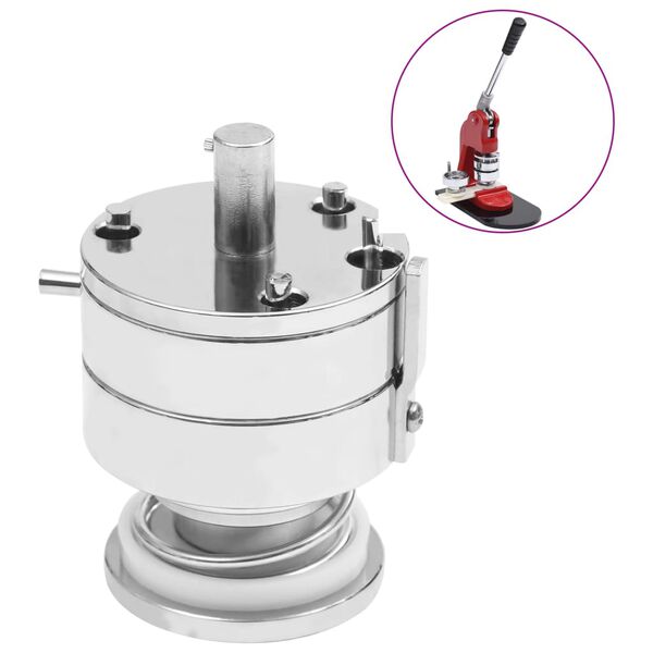 vidaXL Utskiftbar matrise for buttonsmaskin 25 mm