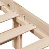 vidaXL Sengeramme uten madrass 90x200 cm heltre furu