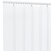 vidaXL Dørgardin gjennomsiktig 300 mm x 2,6 mm 10 m PVC