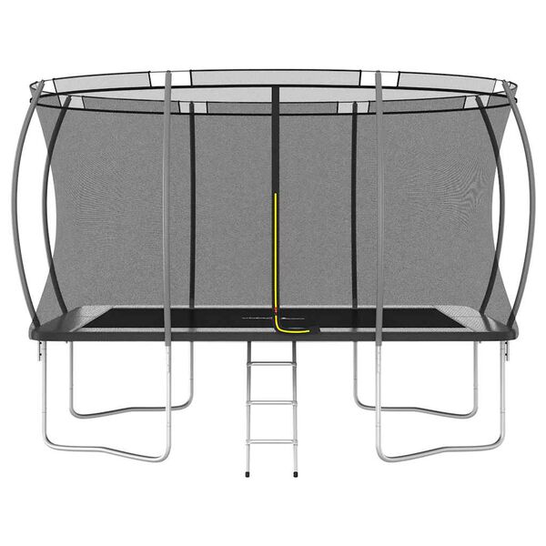 vidaXL Trampolinesett rektangulær 335x244x90 cm 150 kg