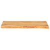 vidaXL Bordplate med naturlig kant 70x30x2,5 cm heltre mango