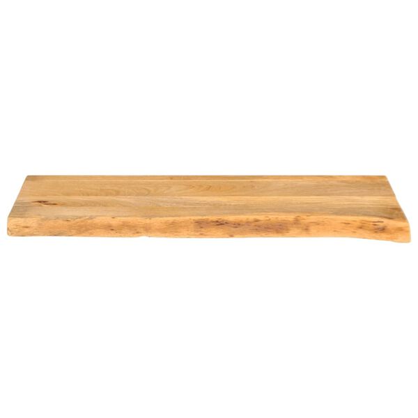 vidaXL Bordplate med naturlig kant 70x30x2,5 cm heltre mango