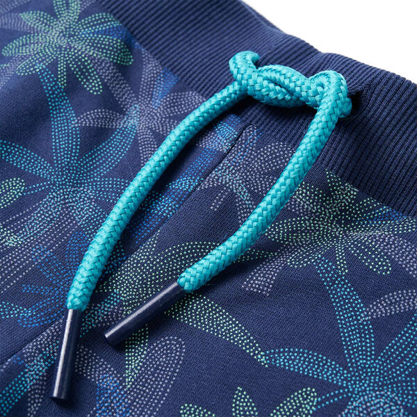 Barneshorts med snor marinebl&aring; 92