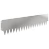 vidaXL Gjerdekant 30 stk. 103 x 25 cm metall S&oslash;lv