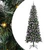 vidaXL Kunstig juletre Gr&oslash;nn 240 cm PVC, plast og st&aring;l