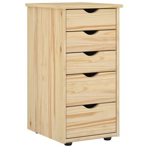 vidaXL Kabinett 34 x 39 x 61,5 cm Massiv furu Brun