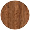 vidaXL Bordplate &Oslash; 70 x 2,5 cm Rund Massivt Eiketre Lys Brun