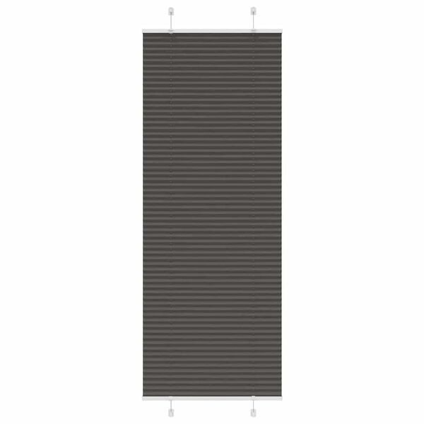 vidaXL pliss&eacute;gardin sort 75x200 cm Stoff Bredde 74,4 cm Polyester