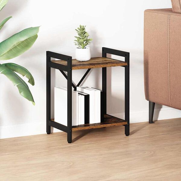 vidaXL Bokhylle Gammelt tre 40 x 30 x 50 cm Konstruert tre