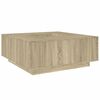 vidaXL Salongbord sonoma eik 100x100x40 cm konstruert tre