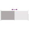 vidaXL Uttrekkbar sidemarkise 160 x 500 cm gr&aring;