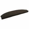 vidaXL Selvlimende trappematter 15 stk. 80 x 24,5 x 3,5 cm M&oslash;rk brun