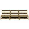 vidaXL Hagesofaer uten armlener 3 stk 70x70x67 cm impregnert furu