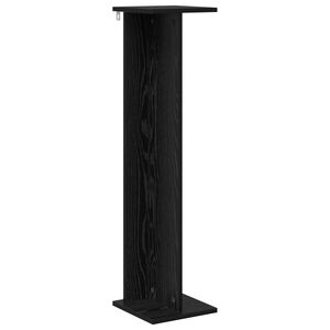 vidaXL Planteholder Svart eik 25 x 25,5 x 100,5 cm Konstruert tre