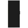 vidaXL Vegghengt TV-benk sort 40x34,5x80 cm
