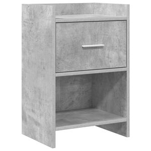vidaXL Nattbord Betonggr&aring; 40 x 30 x 60 cm Konstruert tre