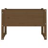 vidaXL Plantekasse honningbrun 78x40x52 cm heltre furu