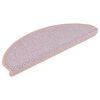 vidaXL Selvklebende trappematter sisal 30 stk 56x17x3 cm rosa