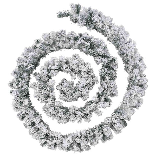 vidaXL Julegirlander med LED-lys grønn 5 m PVC