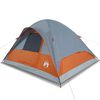 vidaXL Kuppeltelt for camping 6 personer oransje vanntett