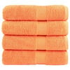 vidaXL Premium badeh&aring;ndkl&aelig;r SOLUND 4 stk 100x150 cm 600 g/m2
