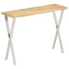 vidaXL Konsollbord med naturlig kant 105x33x76 cm heltre mango