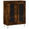 vidaXL Highboard r&oslash;kt eik 69,5x34x180 cm konstruert tre