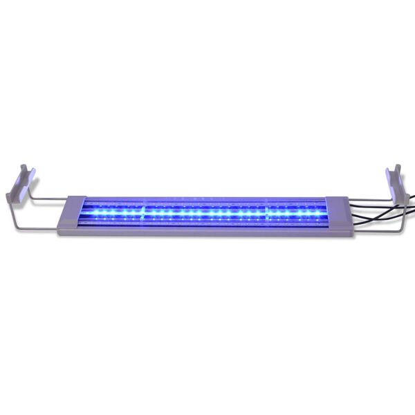 vidaXL Akvarielampe LED 50-60 cm aluminium IP67