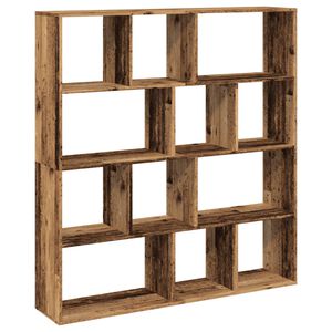 vidaXL Bokhylle gammelt tre 132x29x141,5 cm konstruert tre